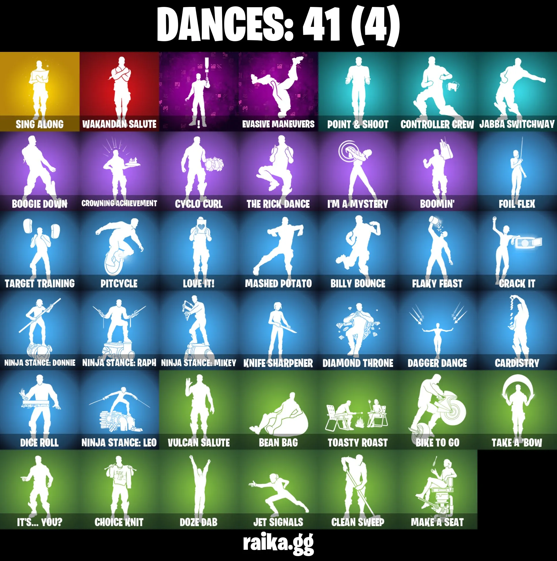 🔥44 skins🔥Lara Croft (Gold)🔥Reaper🔥Pitch Patroller🔥Cloud Striker🔥Predator🔥Menace🔥Peter Griffin🔥Snap🔥Skull Ranger🔥Old Snake