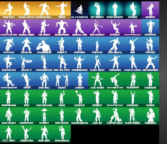 F889 The Reaper, Blue Squire, Royale Knight, Elite Agent, Blue Team Leader, Take The L, 77 Skins (G)