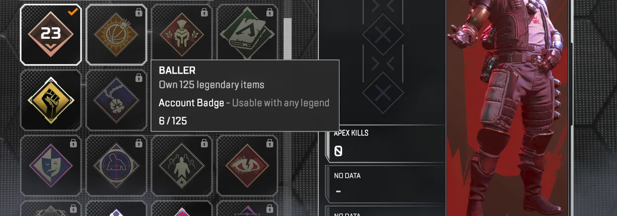 AP628 Relic 150 Shards Rookie 23 Level 6 Legends