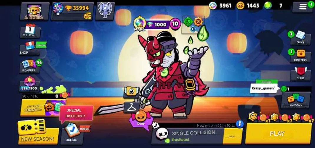 STOCK487 // 35,310 Trophies, 70 Fighters, 151 Skins Including Faceless Kenzie, Burger Lou, Viking Bull, Athena Piper, Angel Max, Virus Charli, White Raven, Virus 8-Bit, RGB-Hacker Brock