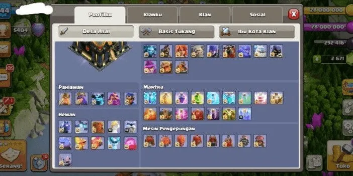 COC560 TH 17 GG Almost Allmax Heroes Pets Spells Maxed Siege Machines Builder Base Strong Storage (G)