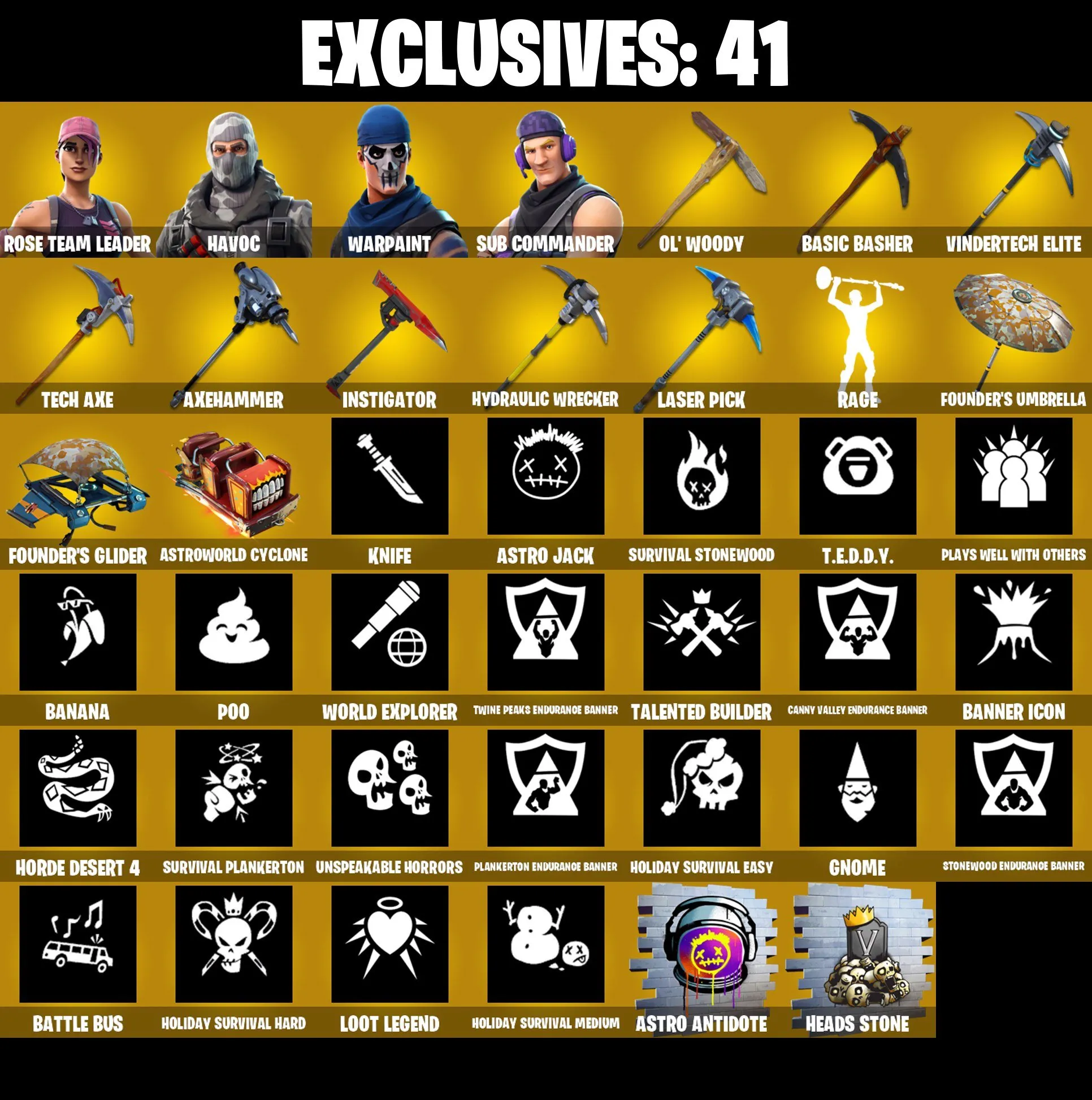 F905 OG Exclusive Skins | STW Ultimate Edition | Astroworld Cyclone | Rage | Max Power 133 | Storm King Weapon