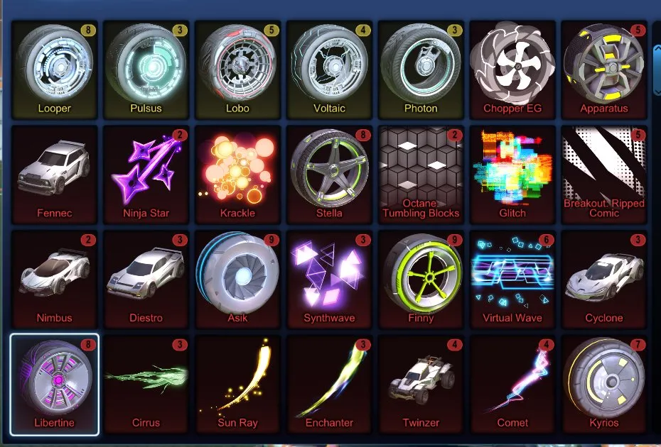 STOCK572 //Fennec, Fire God, Dueling Dragons, Electroshock, 41 Black Markets, 91 Painted Cars