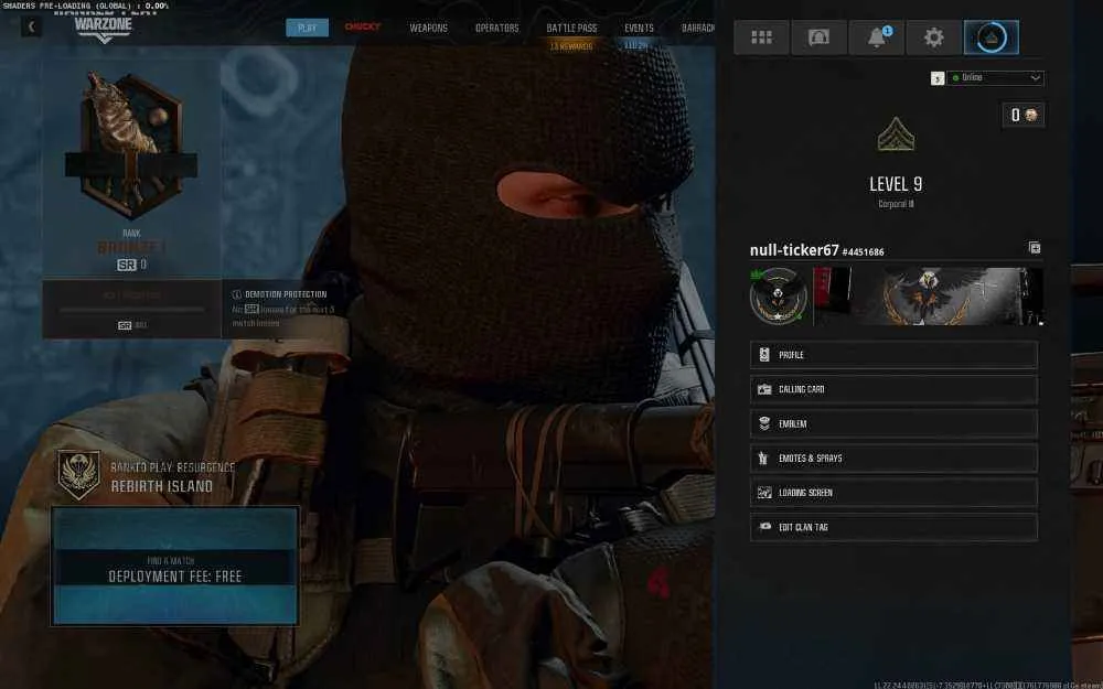 โก BO7 Warzone | ๐ฏ Rank Ready | ๐ Linkable to All Platforms | โก Instant Login | ๐ Full Access