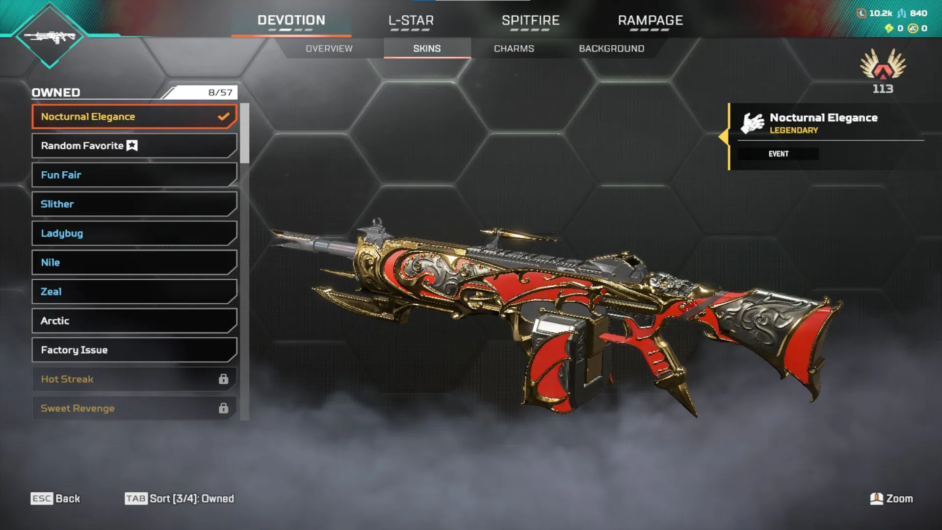 AP647 High Level 228 Bronze Account with 51 Legendary Items, Pathfinder Omega Point, Awoken Fury Crypto, Tamed Beast Triple Take, Wild West 30-30, Nocturnal Elegance Devotion, Outlands Avalanche R-99