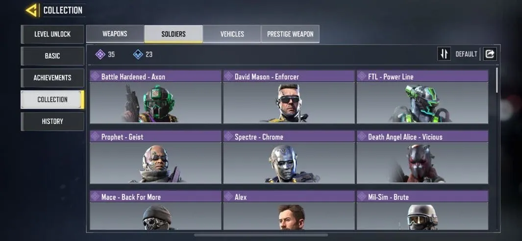 CODM62 Level 179 | 35 Epic Characters (Sonoko) | 102 Epic Weapons 