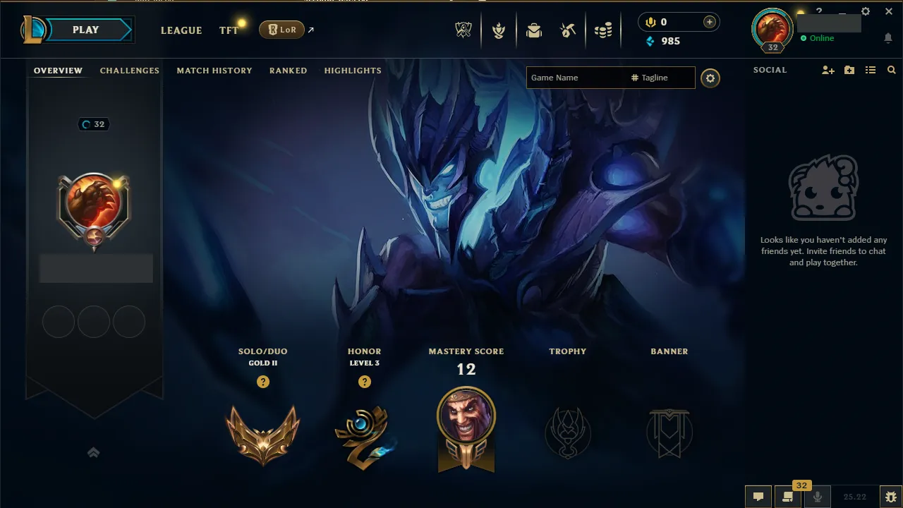 🌍 EUNE 🔒 Handlevel ⚡️Gold II (27 LP) 🥇 ADC Main ✨️ WR:67% 🔥 +38LP Gains 📧 Full Access Account ✅ #TH-XVV366