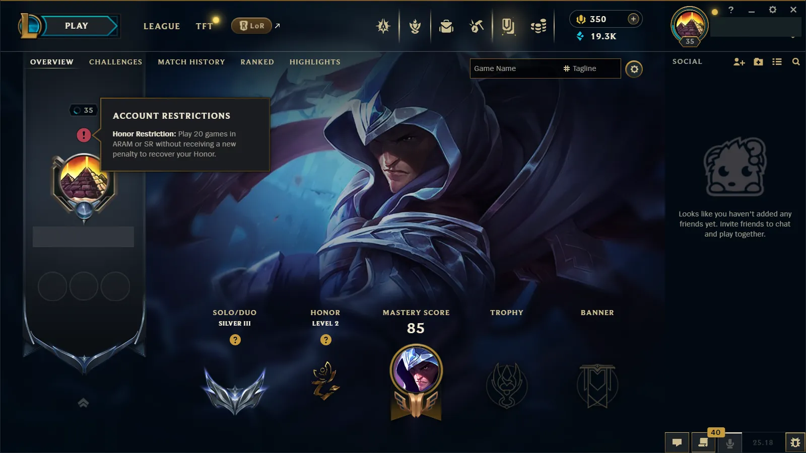 🌍 EUW 🔒 Handlevel ⚡ Silver III (76 LP)✨ WR:88% 🔥 +38LP Gains + Big Inventory Loot & 350RP ♾️ Lifetime Ownership 📧 Full Email Access ✅ Full Ownership Transfer #THEHUB