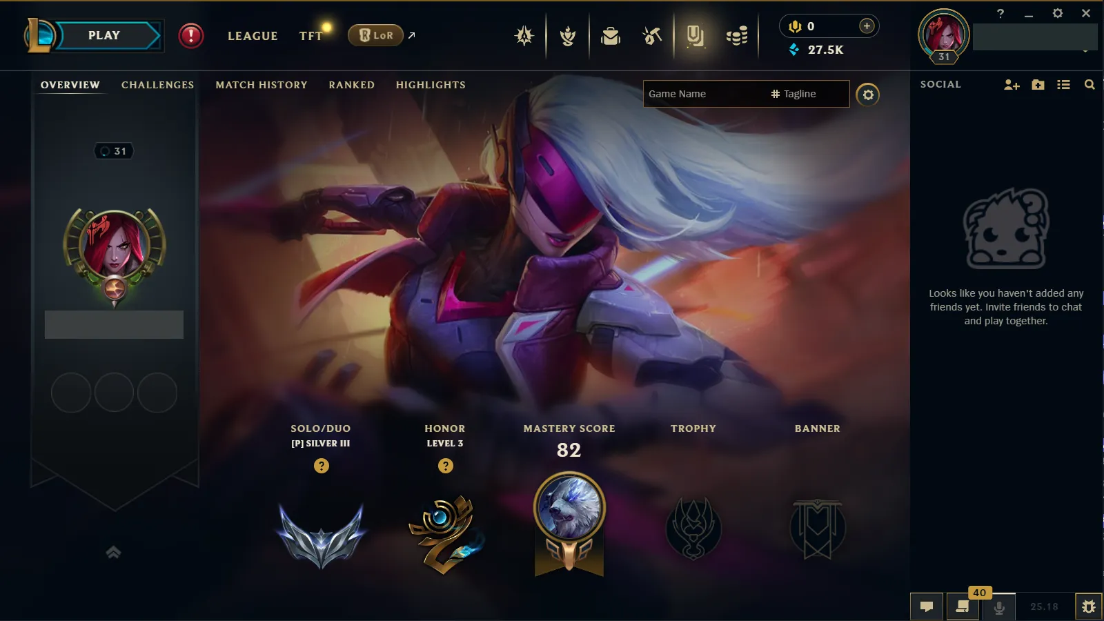 🌍 EUW 🔒 Handlevel ⚡ Silver III (Fresh Account - Placement Start) ✨ Unverified Email  🔥 Uncapped MMR ♾️ Lifetime Ownership 📧 Full Email Access ✅ Full Ownership Transfer