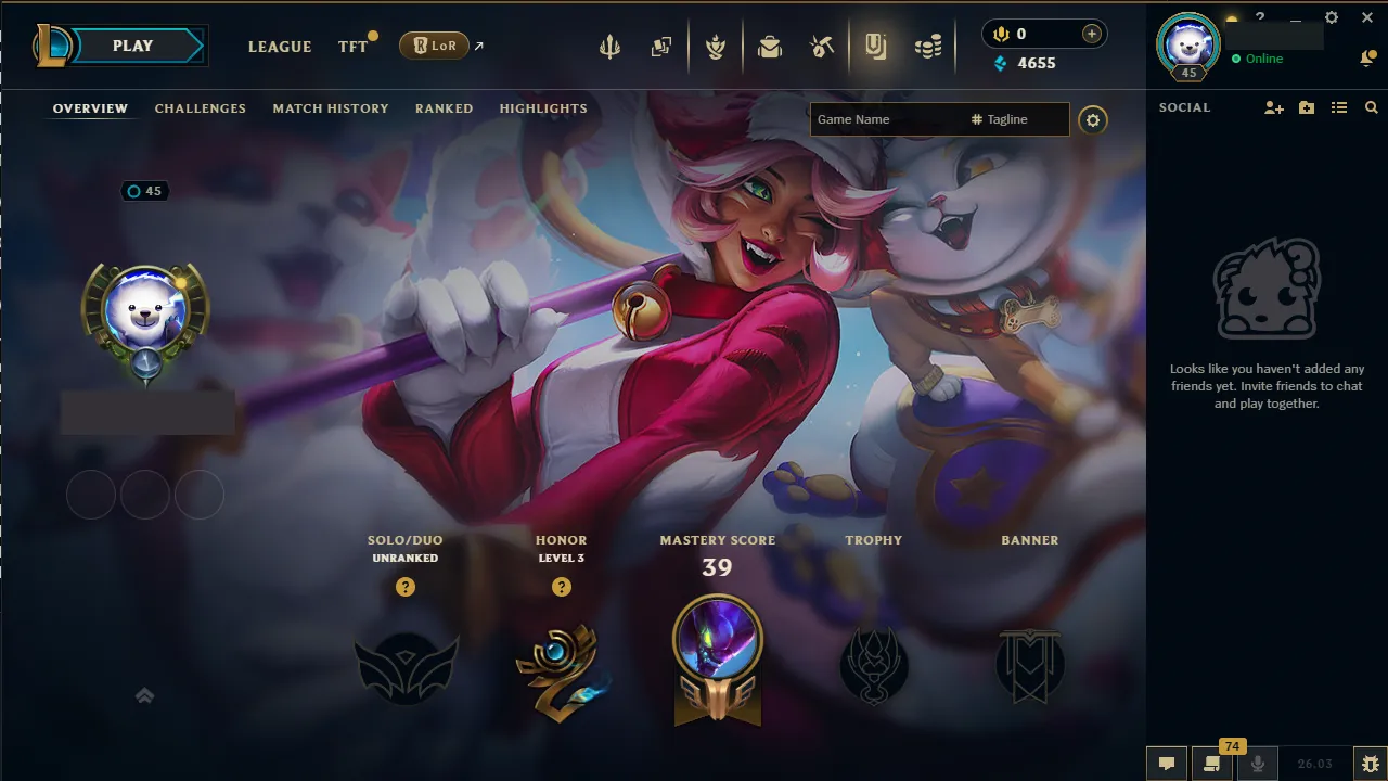 🌍 EUNE 👑 Season 16 (Current) 🔥 Unranked 💎️ Diamond Peak S15 ✨️ Diamond+ MMR 🔐 Lifetime Ownership 🏷️ #TH-0853-W2