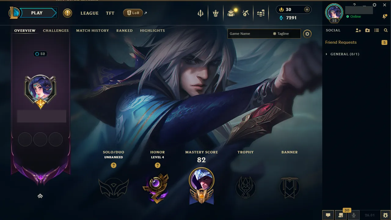 🌍 EUNE 🔒 Handlevel ⚡️ Unranked 🥇 Master Season 15 ✨️ Master+ MMR 🔥 10 Skins  📧 Full Access Account ✅ #TH-760-1