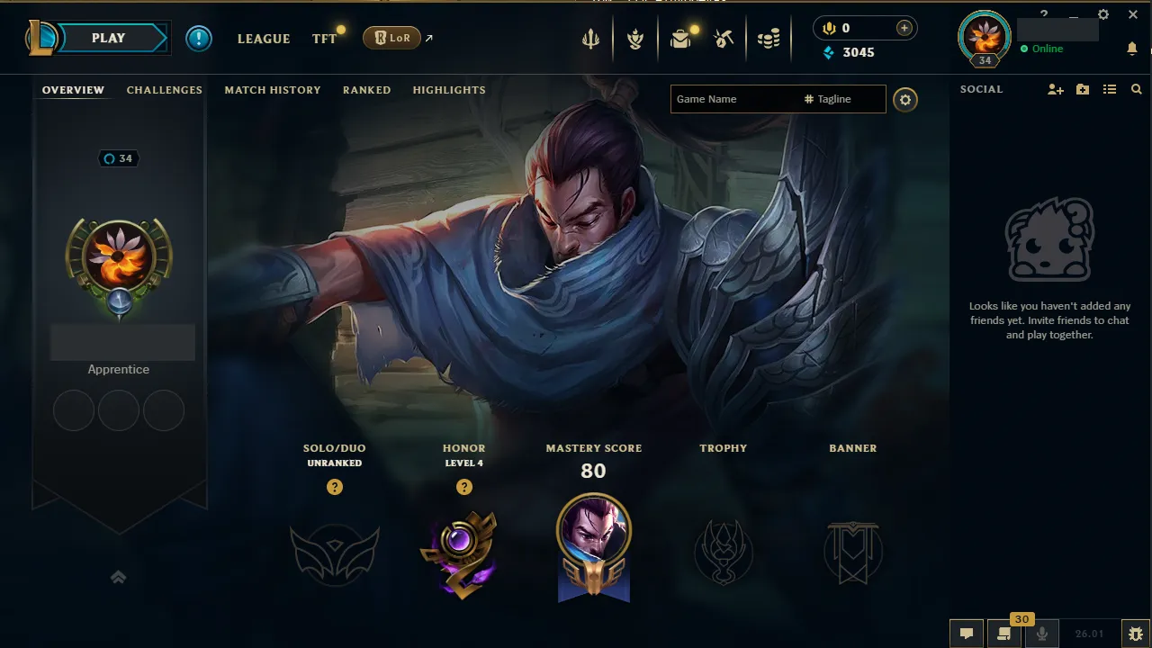 🌍 EUNE 🔒 Handlevel ⚡️ Unranked 🥇 Platinum S2025 High MMR ✨️ Emerald+ MMR 📧 Full Access Account ✅ #TH-D1A