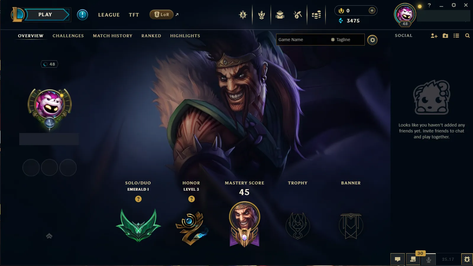 🌍 EUW 🔒 Handlevel ⚡ Emerald I (57 LP)✨ WR:51% 🔥 57 Champs + 10 Skins ♾️ Lifetime Ownership 📧 Full Email Access ✅ Full Ownership Transfer #TH-499
