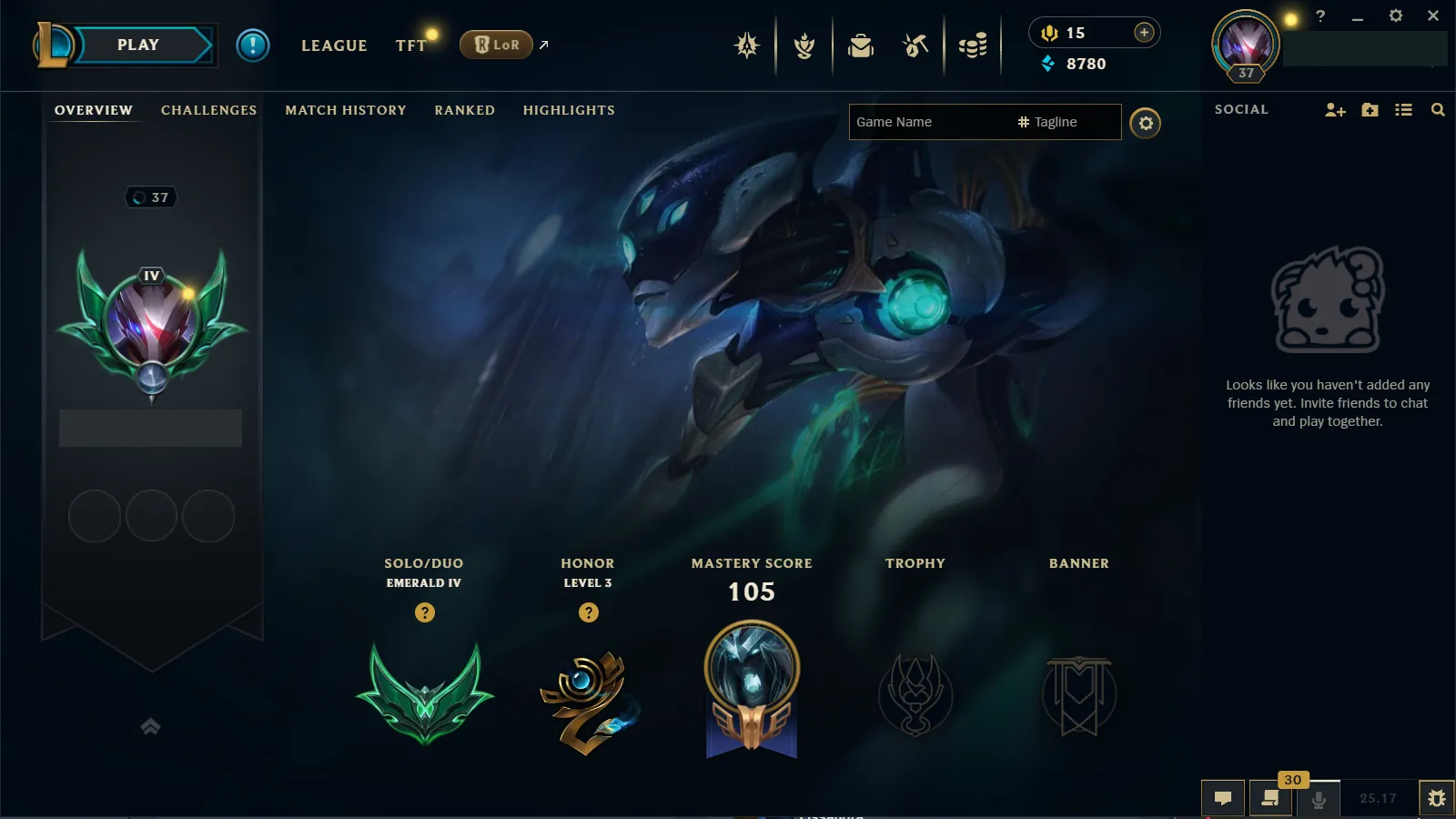 🌍 EUW 🔒 Handlevel ⚡ Emerald IV (19 LP)✨ +30LP Gains 🔥 S14 Diamond ♾️ Lifetime Ownership 📧 Full Email Access ✅ Full Ownership Transfer #FLK2