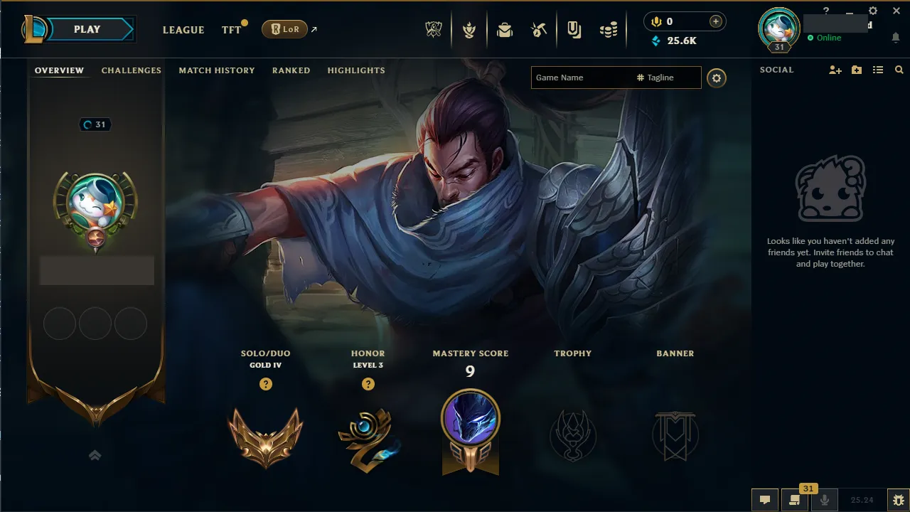 🌍 EUNE 🔒 Handlevel ⚡️ Gold IV (39 LP) 🥇 Mid Main ✨️ WR:67% 🔥 +38LP Gains 📧 Full Access Account ✅ #TH-N5S