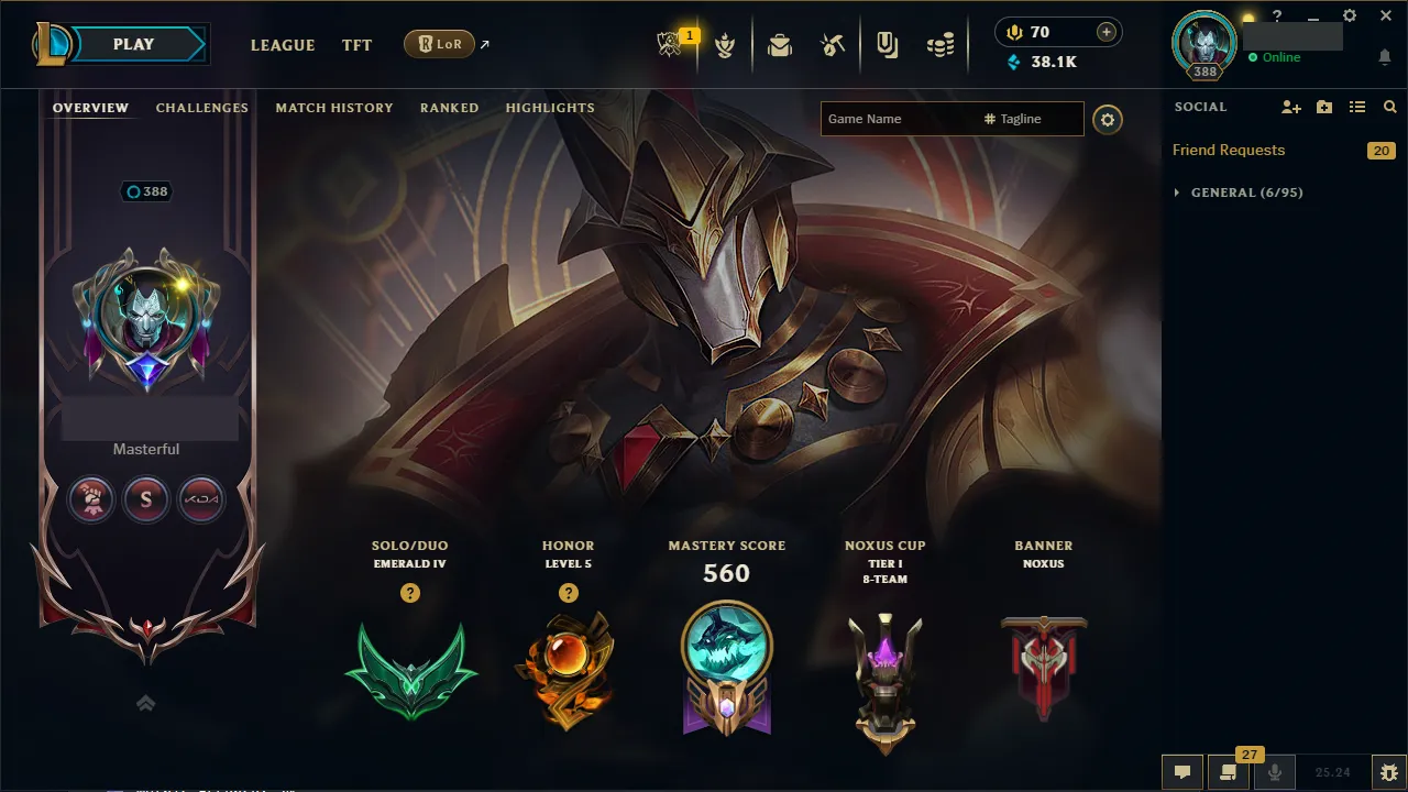 🌍 EUNE 🔒 Handlevel ⚡️ Emerald IV 🥇 Jungle Main ✨️ 130 Skins 🔥 All Champs 📧 Full Access Account ✅ #TH-0723