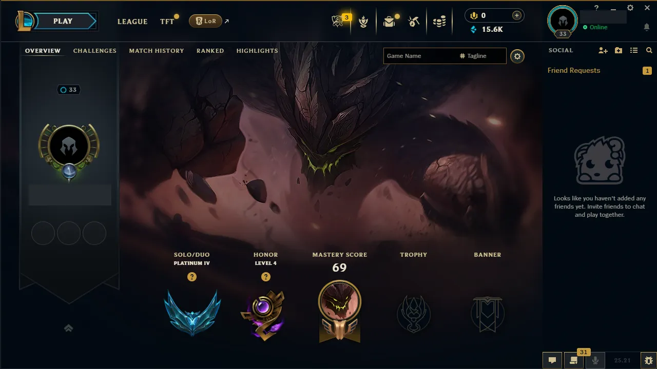 🌍 EUW 🔒 Handlevel ⚡️ Platinum IV (13 LP) ✨️ WR:57% 🔥 +38LP Gains - Mythmaker Jhin ♾️ Lifetime Ownership 📧 Full Access Account ✅ #TH-0932