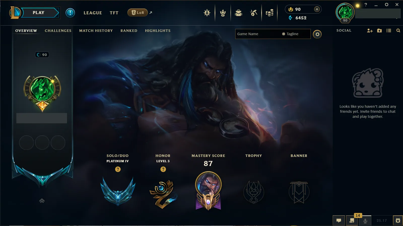 🌍 EUW 🔒 Handlevel ⚡ Platinum IV (71 LP)✨ WR:76% 🔥 +38LP Gains ♾️ Lifetime Ownership 📧 Full Email Access ✅ Full Ownership Transfer