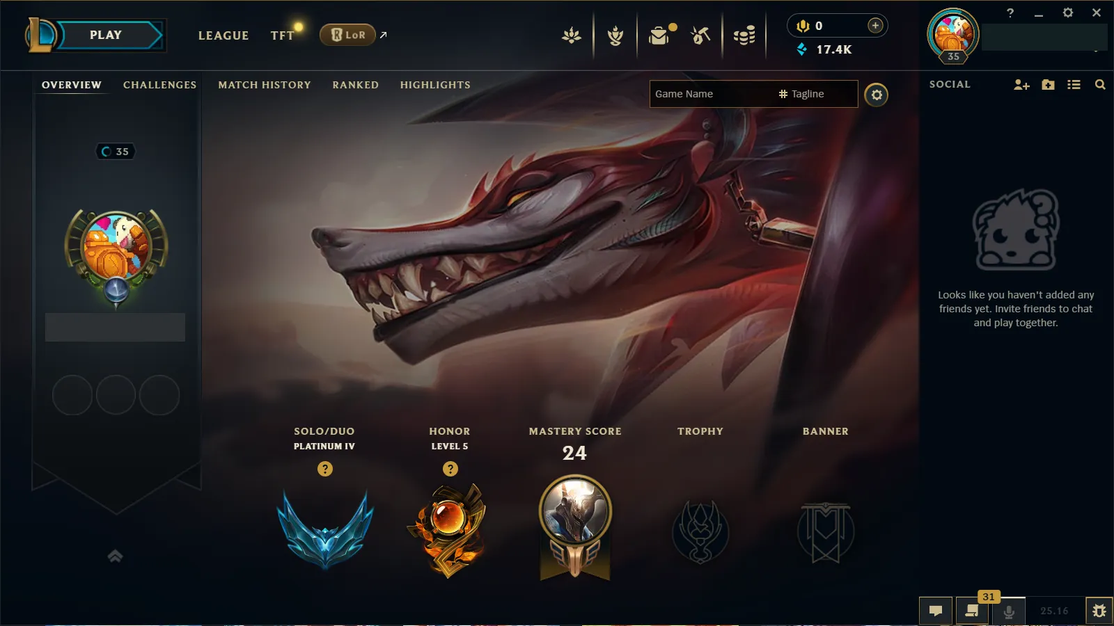 🌍 EUW 🔒 Handlevel ⚡ Platinum IV (12 LP)✨ WR:62% 🔥 +38LP Gains ♾️ Lifetime Ownership 📧 Full Email Access ✅ Full Ownership Transfer