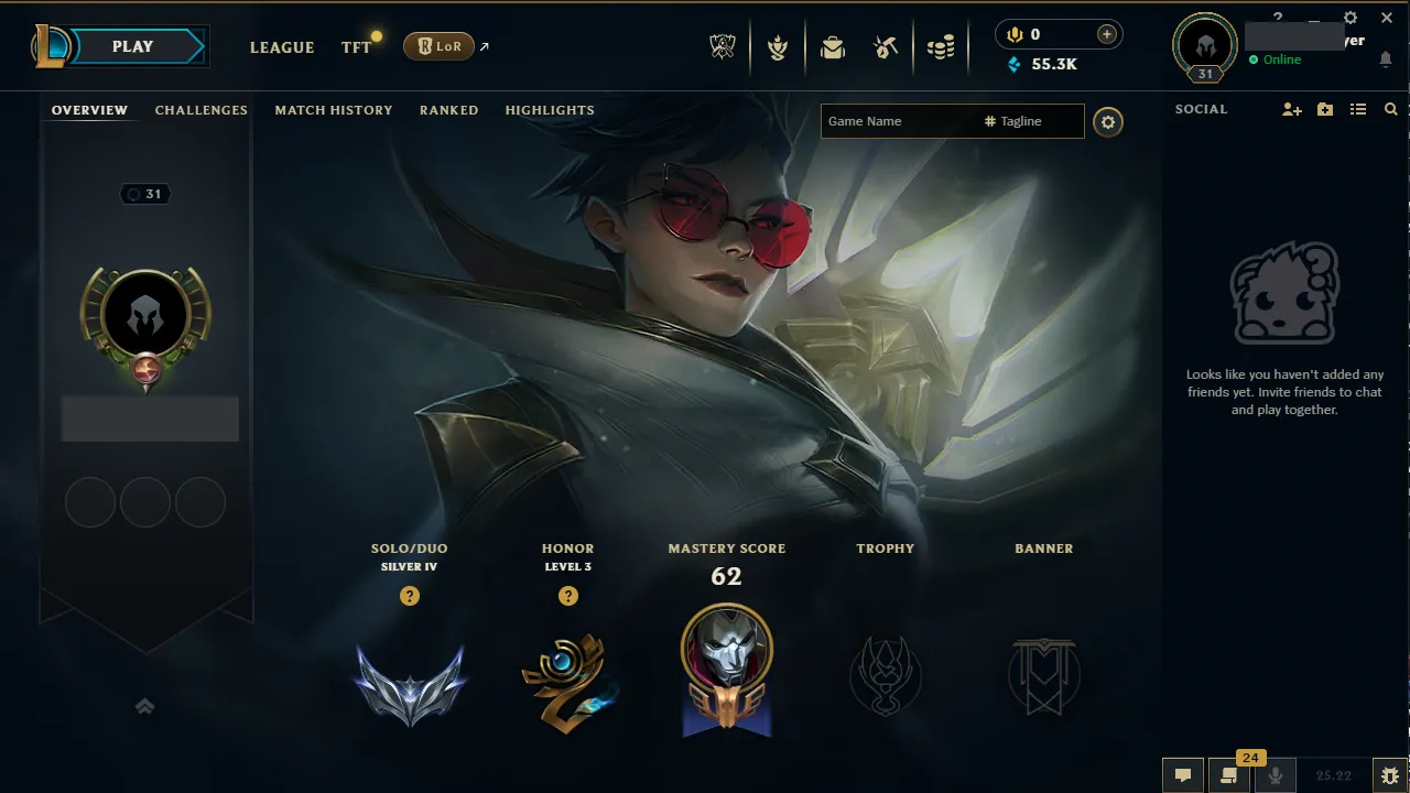 🌍 EUW 🔒 Handlevel ⚡️ Silver IV (48 LP) ✨️ WR:62% 🔥 Max LP Gains  📧 Full Access Account ✅ #TH-D2F23DX