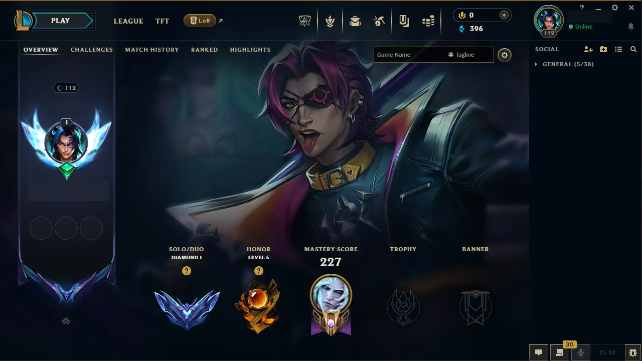 🌍 EUW 🔒 Handlevel ⚡️ Diamond I (21 LP) 🥇 Jungle Main ✨️ WR:51% 🔥 33 Skins  📧 Full Access Account ✅ #TH-0748
