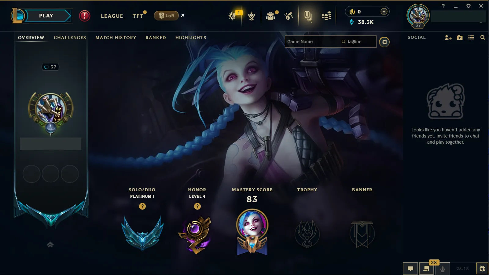 🌍 EUW 🔒 Handlevel ⚡ Platinum I (26 LP)✨ WR:60% 🔥 +38LP Gains + 16 Chests & 11 Keys ♾️ Lifetime Ownership 📧 Full Email Access ✅ Full Ownership Transfer