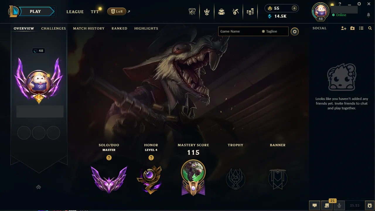 🌍 EUW 🔒 Handlevel ⚡️ Master (379 LP) 🥇 ADC Main ✨️ WR:65% 🔥 +22LP Gains  📧 Full Access Account ✅ #TH-X680