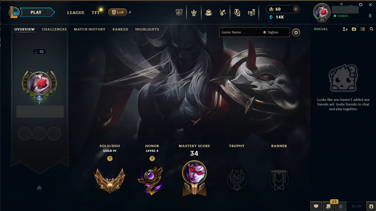 🌍 EUW 🔒 Handlevel ⚡️ Gold IV (31 LP) 🥇 ADC Main ✨️ WR:78% 🔥 +38LP Gains 📧 Full Access Account ✅ #TH-X3R