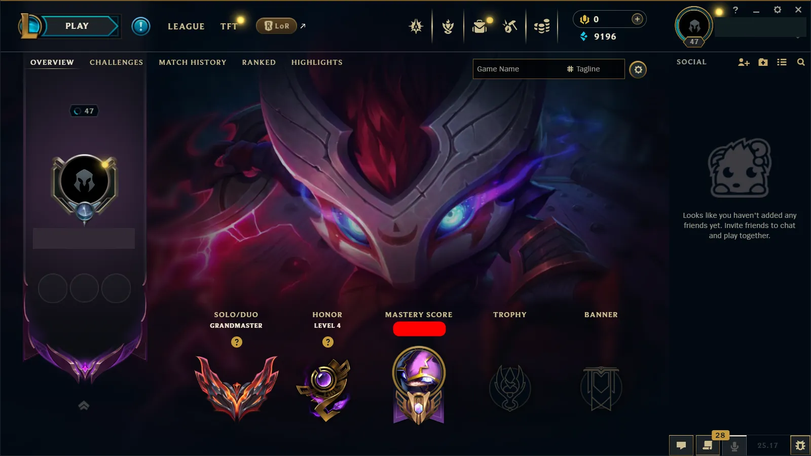 🌍 EUNE 🔒 Handlevel ⚡ Grandmaster I (520 LP)✨ WR:71% 🔥 69 Champions ♾️ Lifetime Ownership 📧 Full Email Access ✅ Full Ownership Transfer #BUFFI