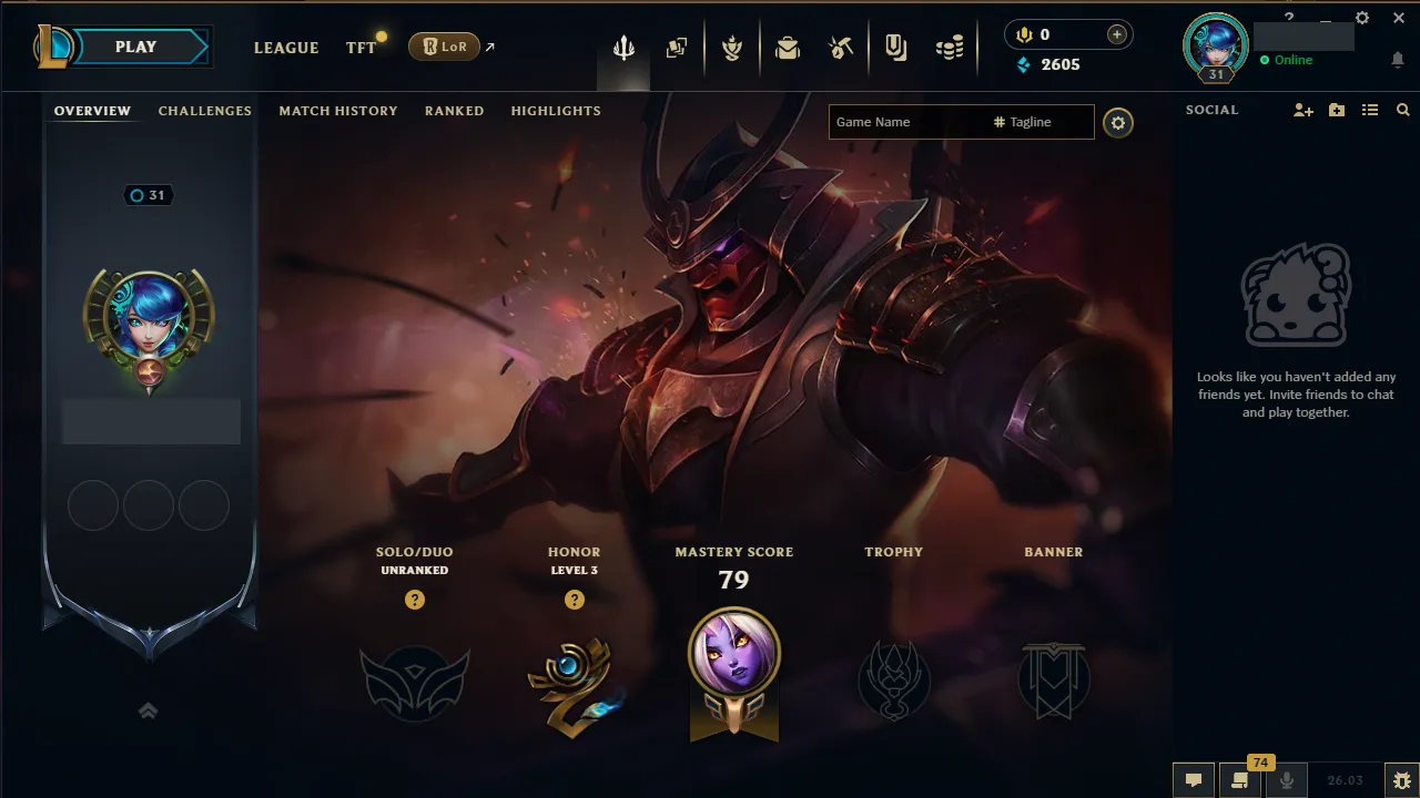 🌍 EUW 👑 Season 16 (Current) 🔥 Unranked 💎️ Silver S15 ✨️ Fresh MMR 🔐 Lifetime Ownership 🏷️ #TH-FLK-F3