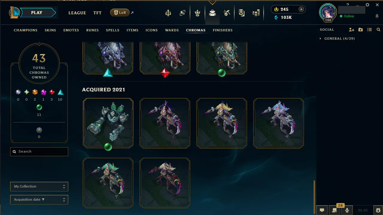 🌍 EUW 👑 Season 16 (Current) 🔥 Master (841 LP) 📌️ Mid Main 💎️ WR:55% ✨️ 51 Skins 🔐 Lifetime Ownership 🏷️ #TH-0900