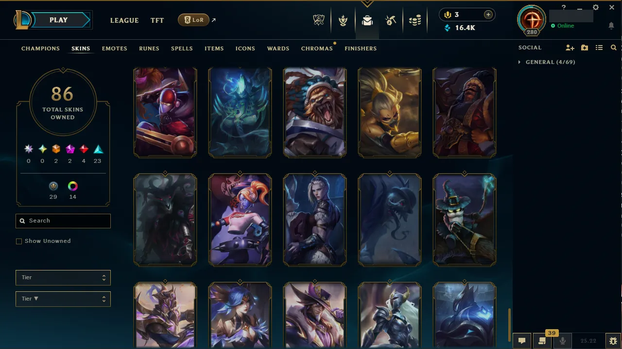 🌍 TR [Transfer Included] 🔒 Handlevel ⚡️ Gold II (61 LP) ✨️ WR:65% 🔥 171 Champs + 86 Skins  📧 Full Access Account ✅ #TH-2DCXXJ