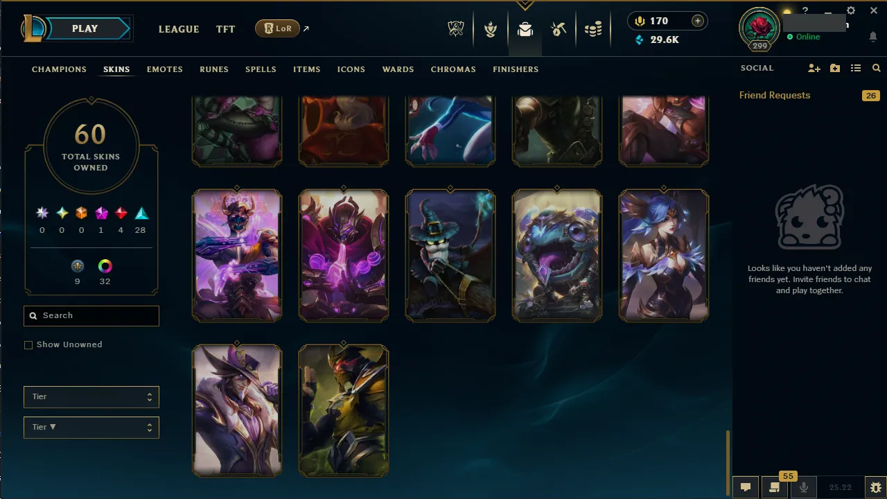 🌍 EUW 🔒 Handlevel ⚡️ Diamond II (41 LP) 🥇 Support/Jungle Main ✨️ 119 Champs 🔥 60 Skins  📧 Full Access Account ✅ #TH-665