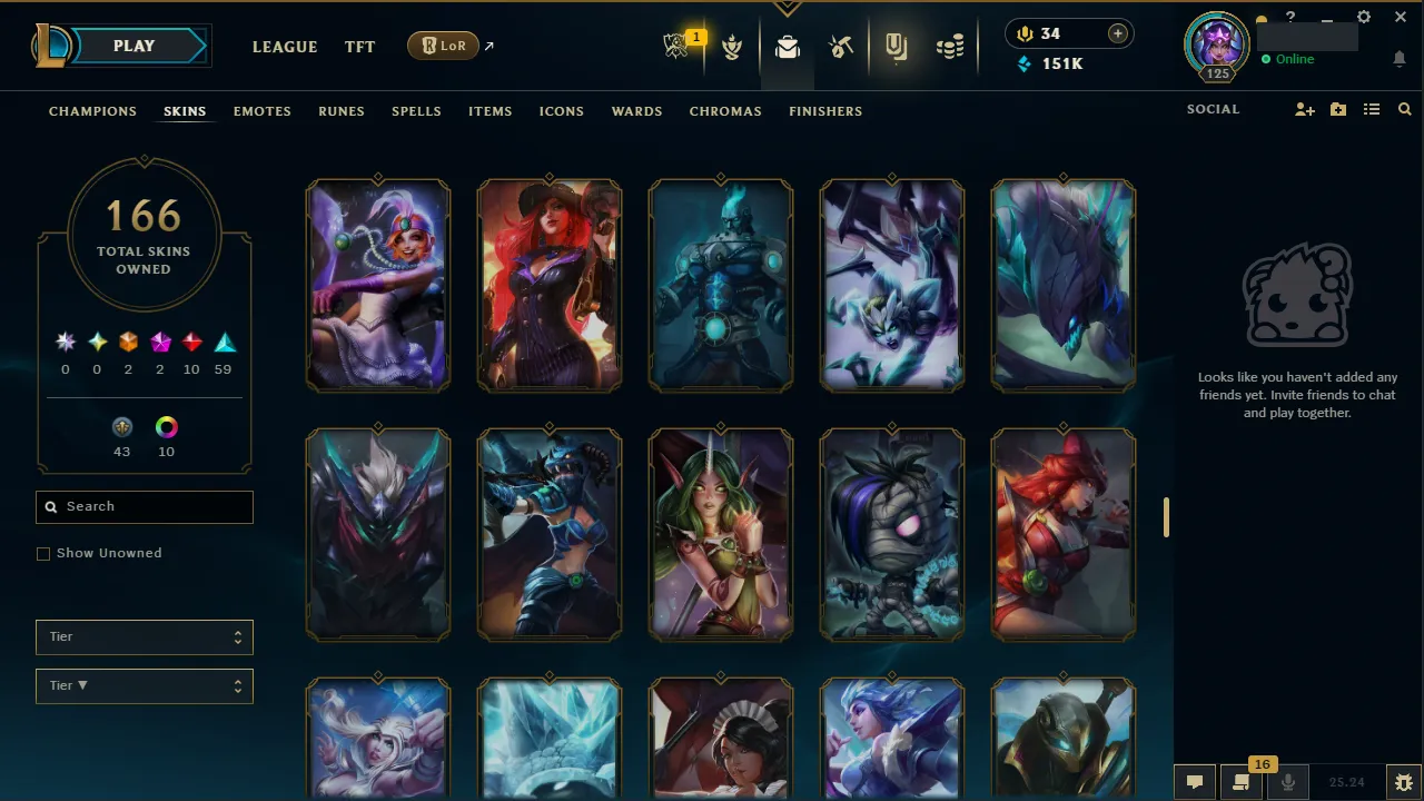 🌍 EUW 🔒 Handlevel ⚡️ Platinum IV 🥇 Jungle Main ✨️ 166 Skins 🔥 All Champs  📧 Full Access Account ✅ #TH-537