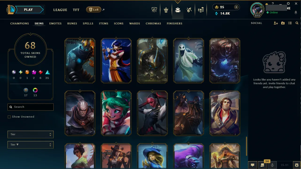 🌍 EUW 🔒 Handlevel ⚡️ Emerald IV (86 LP) ✨️ 120 Champions 🔥 68 Skins ♾️ Lifetime Ownership 📧 Full Access Account ✅ #TH-9258