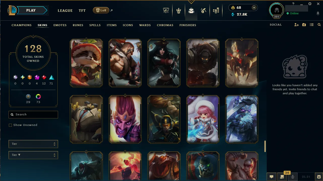 🌍 EUNE 🔒 Handlevel ⚡️ Emerald I (75 LP) ✨️ WR:51% 🔥 90 Champions | 128 Skins ♾️ Lifetime Ownership 📧 Full Access Account ✅ #TH-456