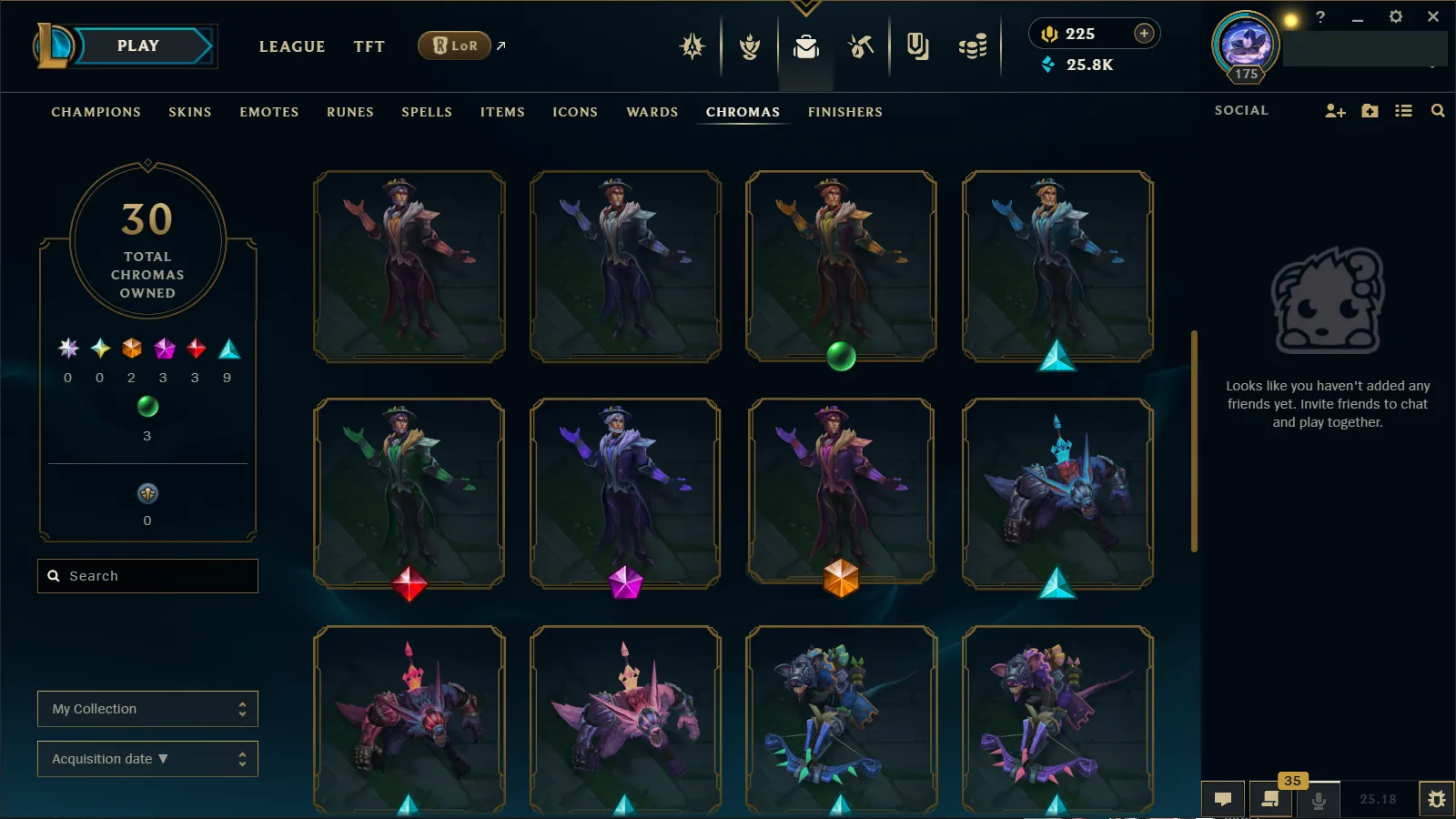 🌍 EUW 🔒 Handlevel ⚡ Diamond II (75 LP)✨ 400LP Peak Current Season 🔥 171 Champs (All) + 73 Skins ♾️ Lifetime Ownership 📧 Full Email Access ✅ Full Ownership Transfer #TH-429