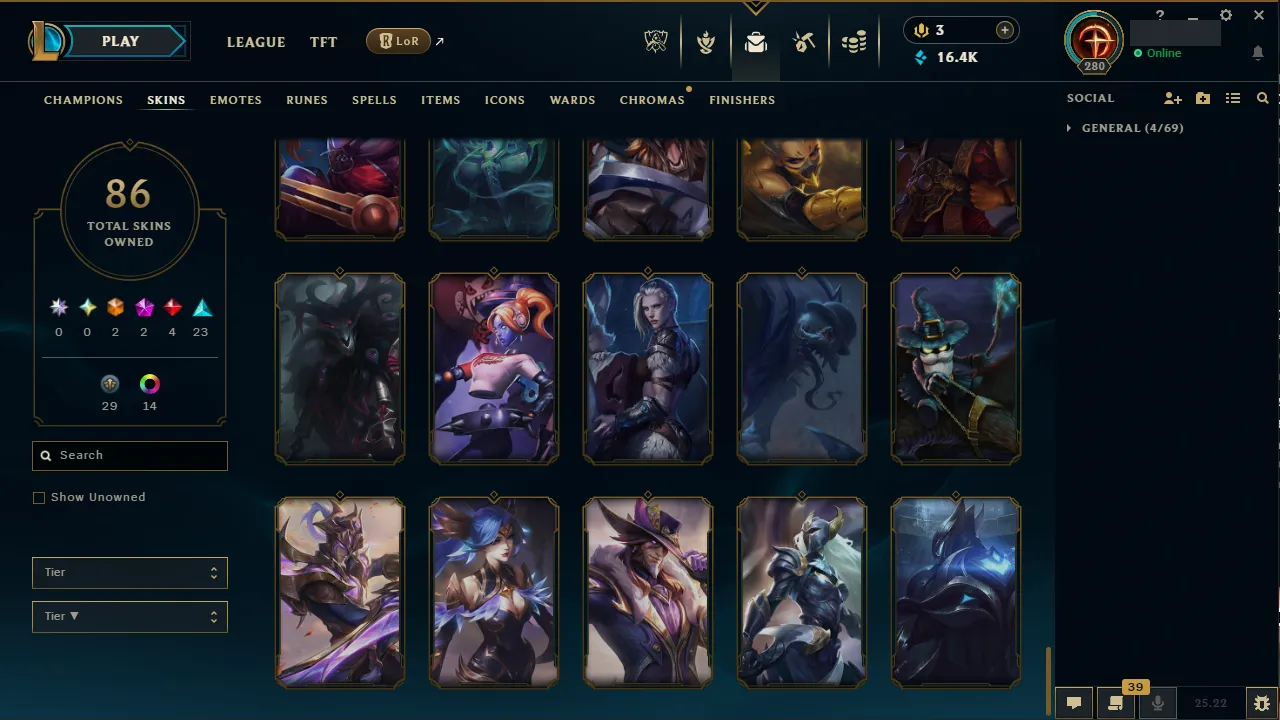 🌍 TR [Transfer Included] 🔒 Handlevel ⚡️ Gold II (61 LP) ✨️ WR:65% 🔥 171 Champs + 86 Skins  📧 Full Access Account ✅ #TH-2DCXXJ