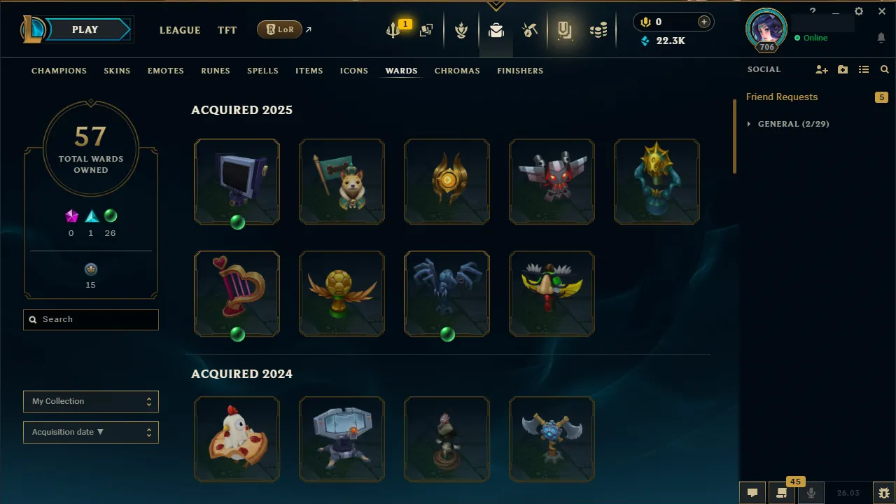 🌍 EUW 👑 Season 16 (Current) 🔥 Gold I (49 LP) 💎️ 349 Skins ✨️ All Champions 🔐 Lifetime Ownership 🏷️ #TH-0839