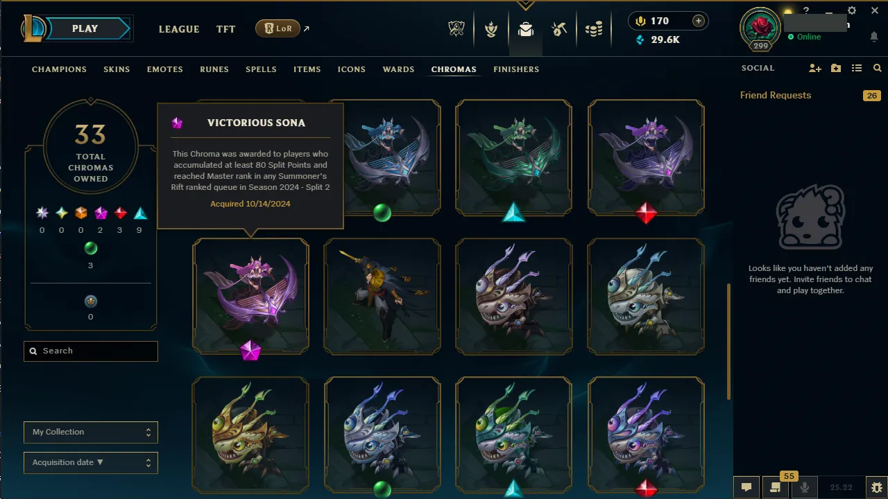 🌍 EUW 🔒 Handlevel ⚡️ Diamond II (41 LP) 🥇 Support/Jungle Main ✨️ 119 Champs 🔥 60 Skins  📧 Full Access Account ✅ #TH-665