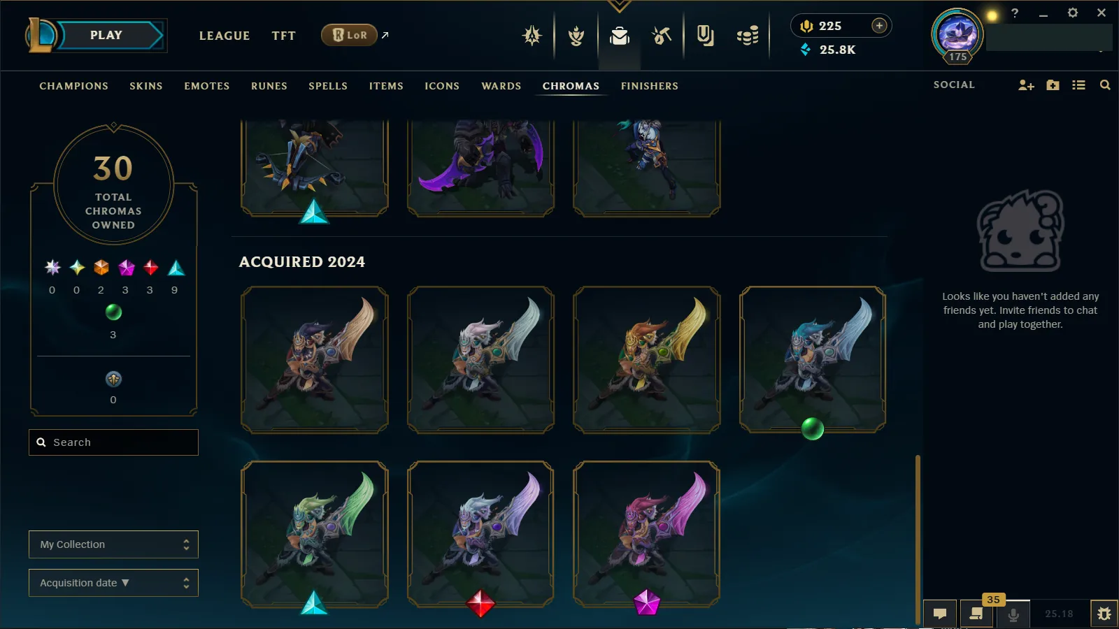 🌍 EUW 🔒 Handlevel ⚡ Diamond II (75 LP)✨ 400LP Peak Current Season 🔥 171 Champs (All) + 73 Skins ♾️ Lifetime Ownership 📧 Full Email Access ✅ Full Ownership Transfer #TH-429