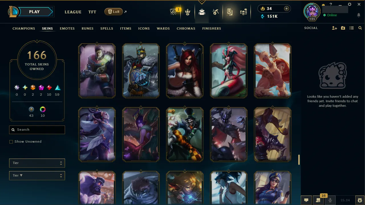 🌍 EUW 🔒 Handlevel ⚡️ Platinum IV 🥇 Jungle Main ✨️ 166 Skins 🔥 All Champs  📧 Full Access Account ✅ #TH-537