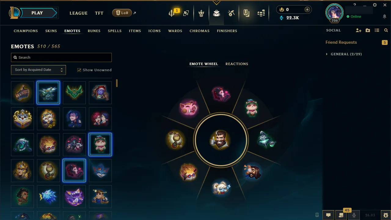 🌍 EUW 👑 Season 16 (Current) 🔥 Gold I (49 LP) 💎️ 349 Skins ✨️ All Champions 🔐 Lifetime Ownership 🏷️ #TH-0839