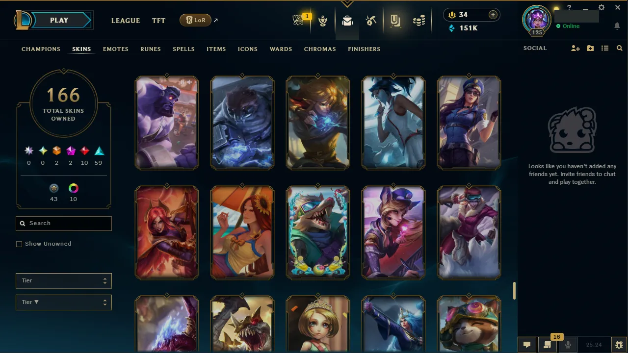 🌍 EUW 🔒 Handlevel ⚡️ Platinum IV 🥇 Jungle Main ✨️ 166 Skins 🔥 All Champs  📧 Full Access Account ✅ #TH-537