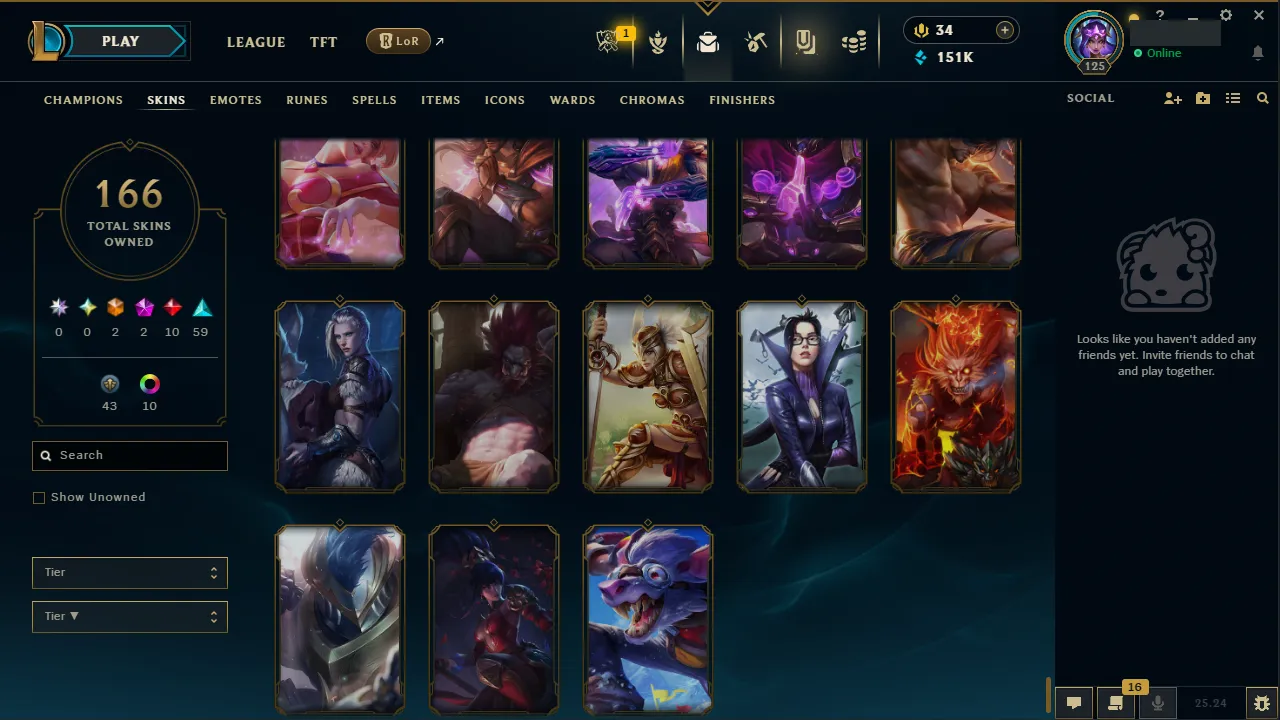 🌍 EUW 🔒 Handlevel ⚡️ Platinum IV 🥇 Jungle Main ✨️ 166 Skins 🔥 All Champs  📧 Full Access Account ✅ #TH-537