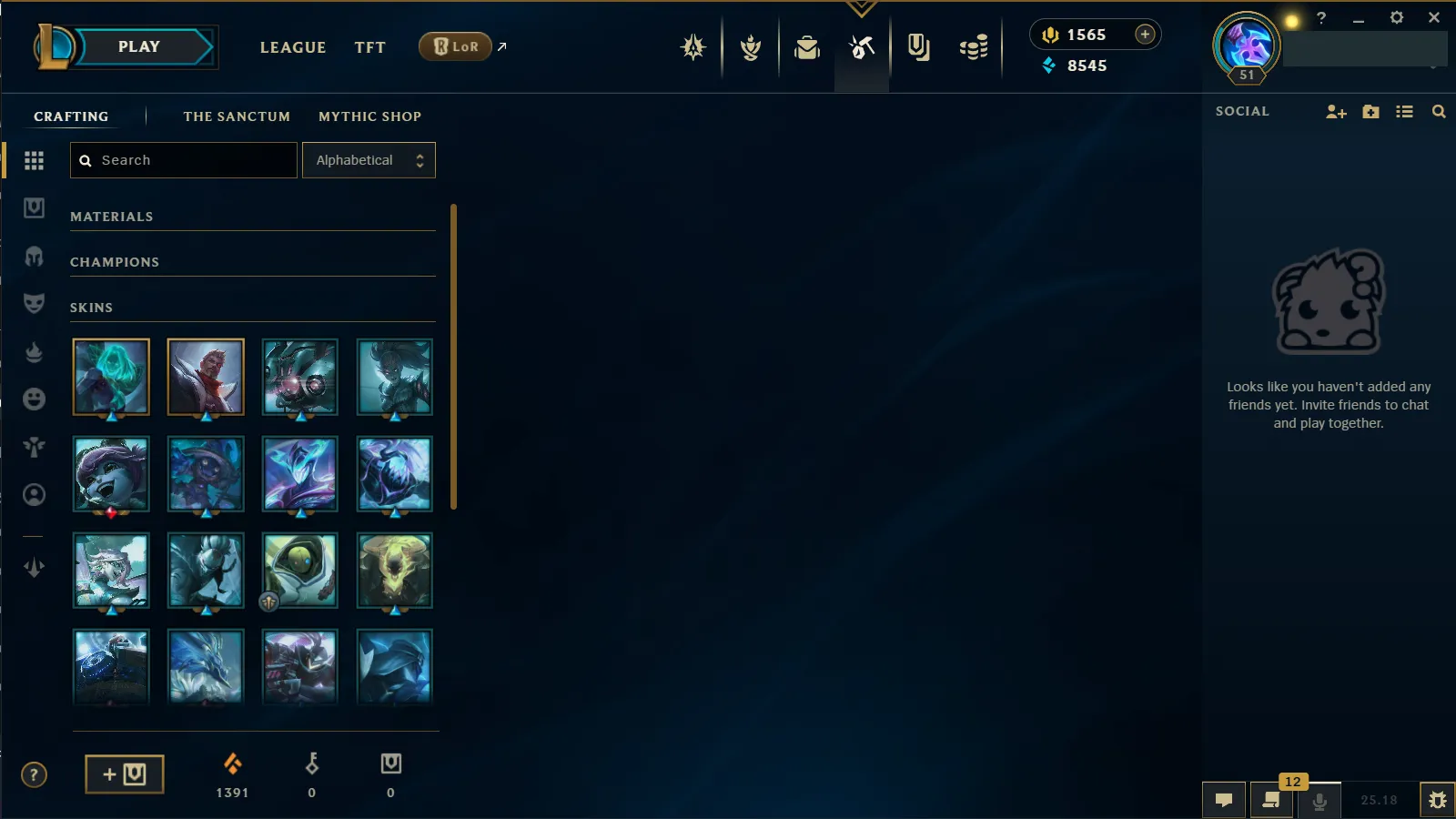 🌍 EUW 🔒 Handlevel ⚡ Emerald IV (48 LP)✨ WR:52% 🔥 1565 RP + 75 Mythic Essences + 36 Clean Skins + 58 Champions ♾️ Lifetime Ownership 📧 Full Email Access ✅ Full Ownership Transfer #TH-537