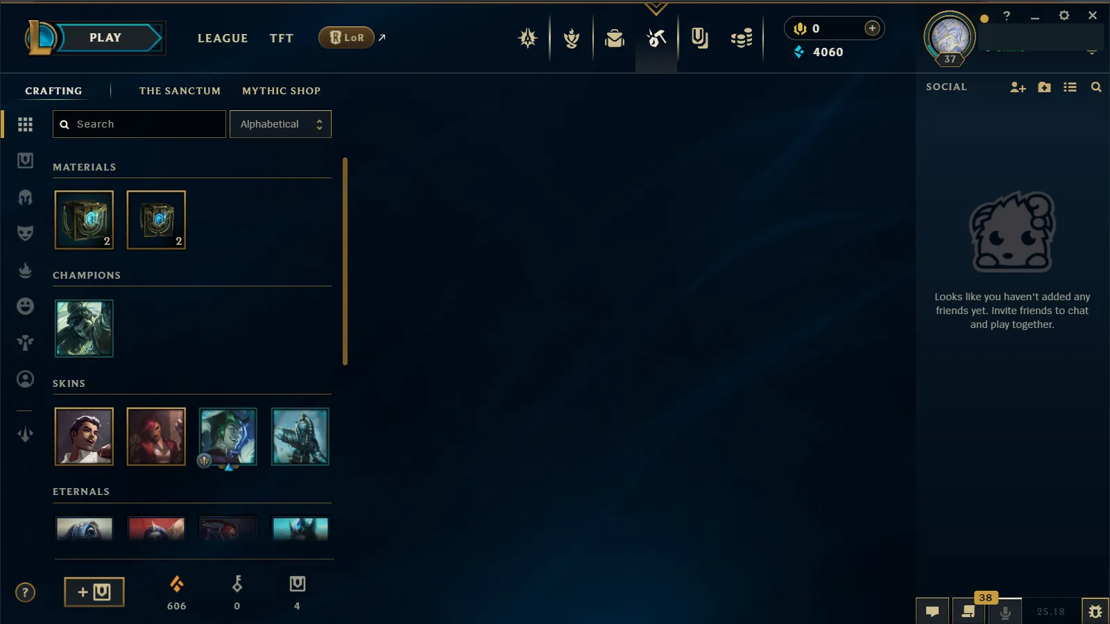 🌍 EUW 🔒 Handlevel ⚡ Platinum II (13 LP)✨ +38LP Gains 🔥 Final Boss Veigar, Broken Covenant Miss Fortune, SSG Rakan, Dawnbringer Soraka