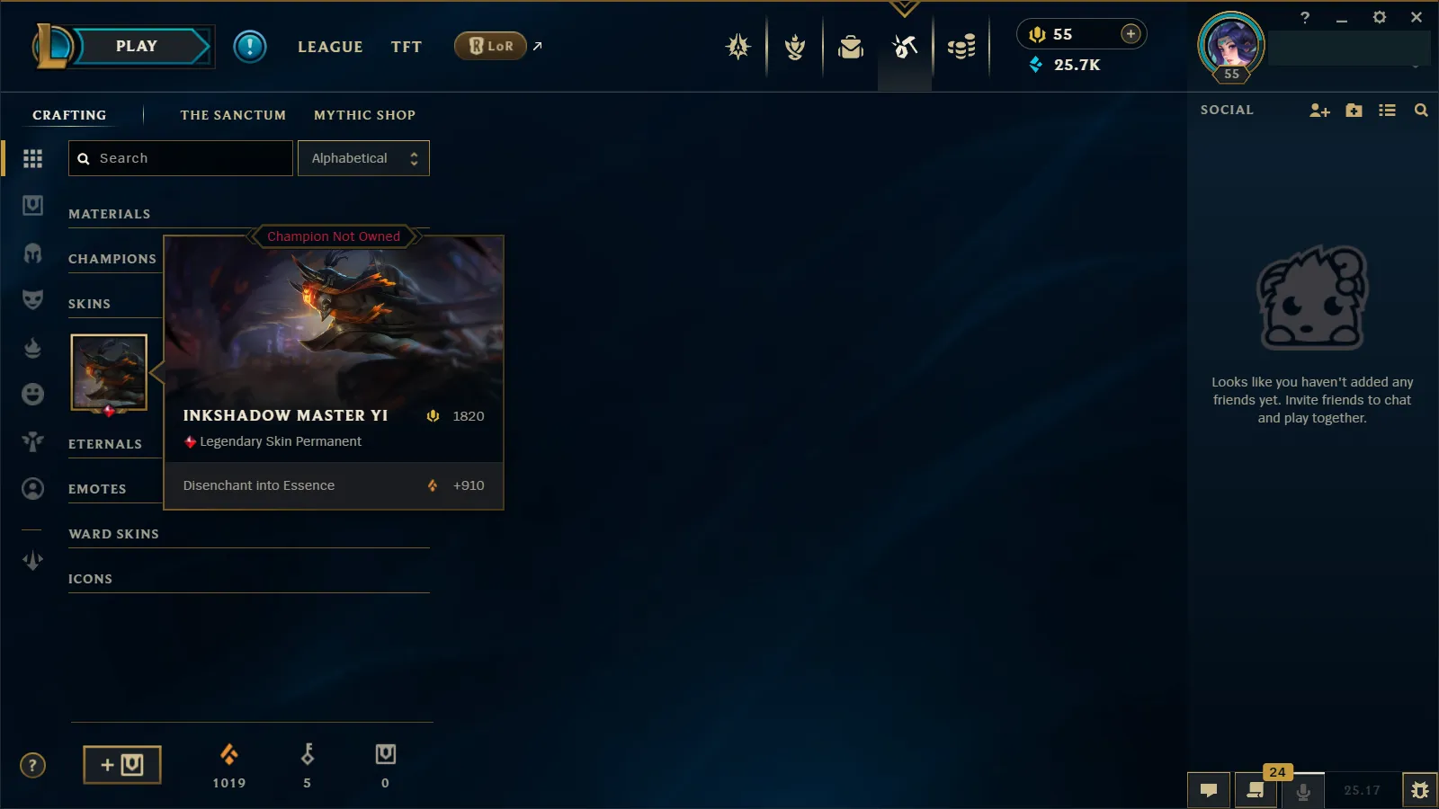 🌍 EUNE 🔒 Handlevel ⚡ Master I (35 LP)✨ Shockblade Kassadin & Three Honors Set 🔥 25.700 Blue Essences ♾️ Lifetime Ownership 📧 Full Email Access ✅ Full Ownership Transfer #TH-456