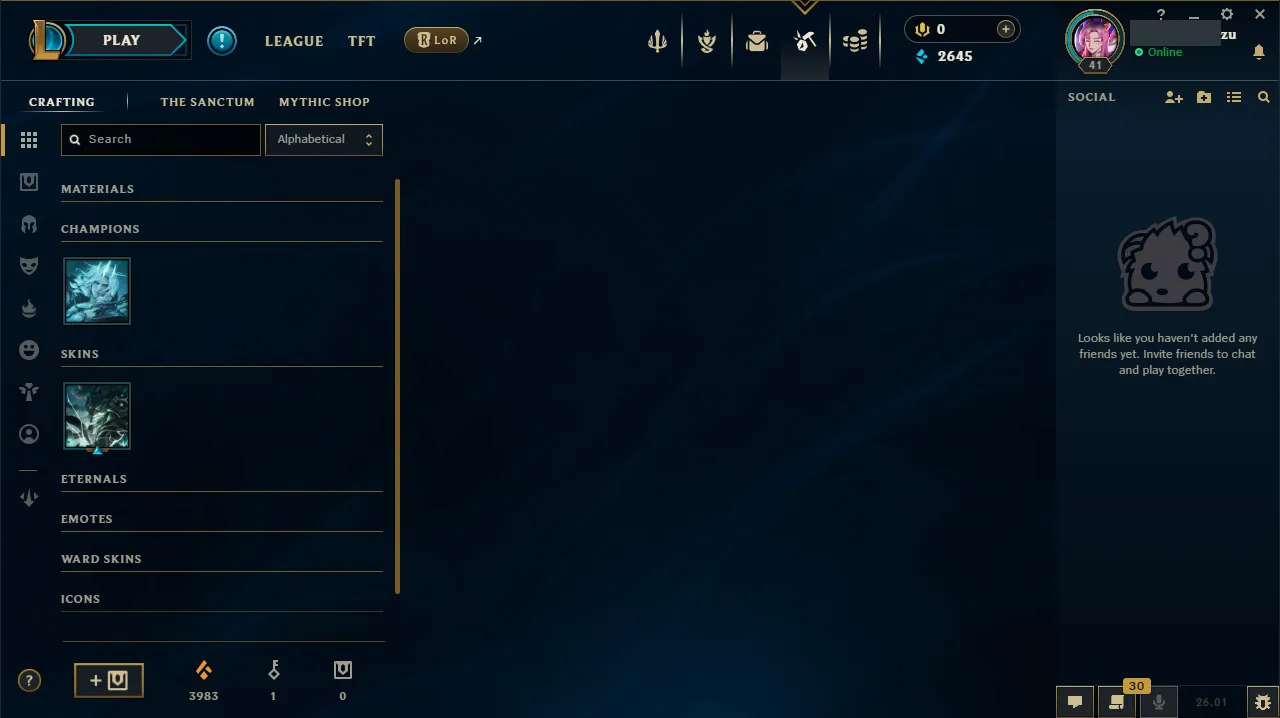 🌍 EUNE 🔒 Handlevel ⚡️ Unranked 🥇 Emerald/Diamond MMR 📧 Full Access Account ✅ #TH-F1Z