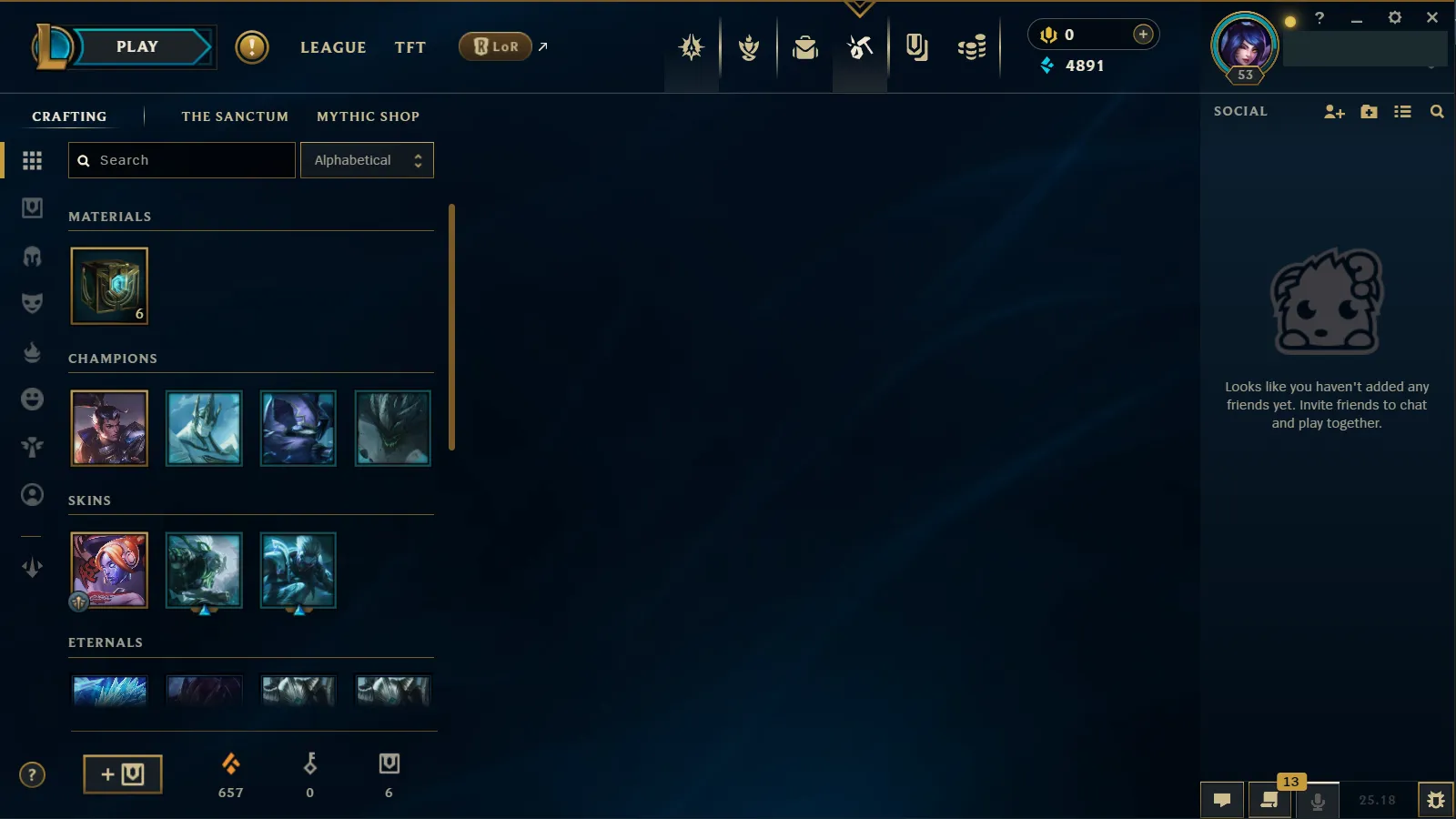 🌍 EUNE 🔒 Handlevel ⚡ Diamond III (7 LP)✨ WR:57% 🔥 51 Champs + 12 Skins ♾️ Lifetime Ownership 📧 Full Email Access ✅ Full Ownership Transfer #TH-546